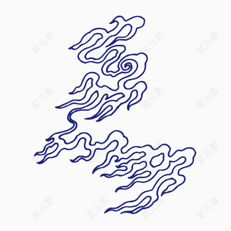 青花花纹