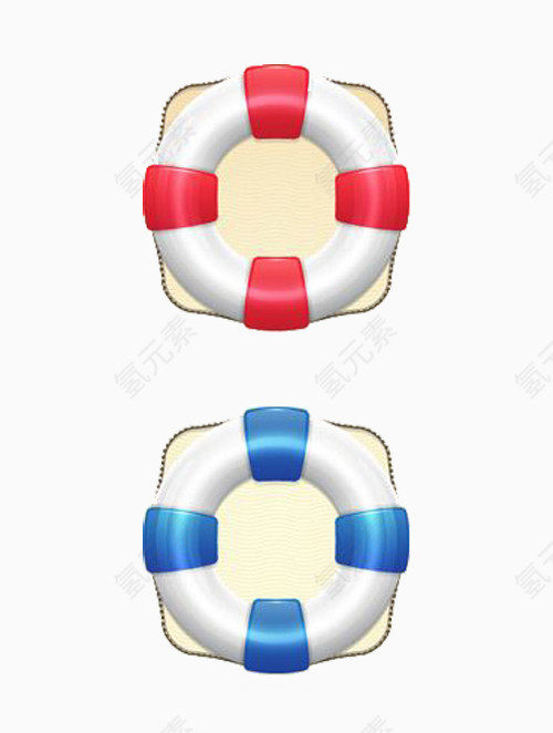 彩色游泳圈