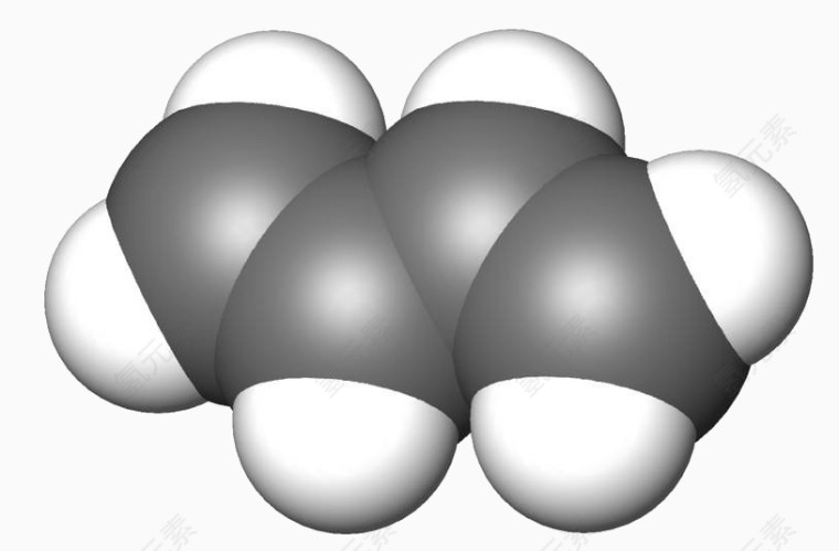 卡通分子式模型图