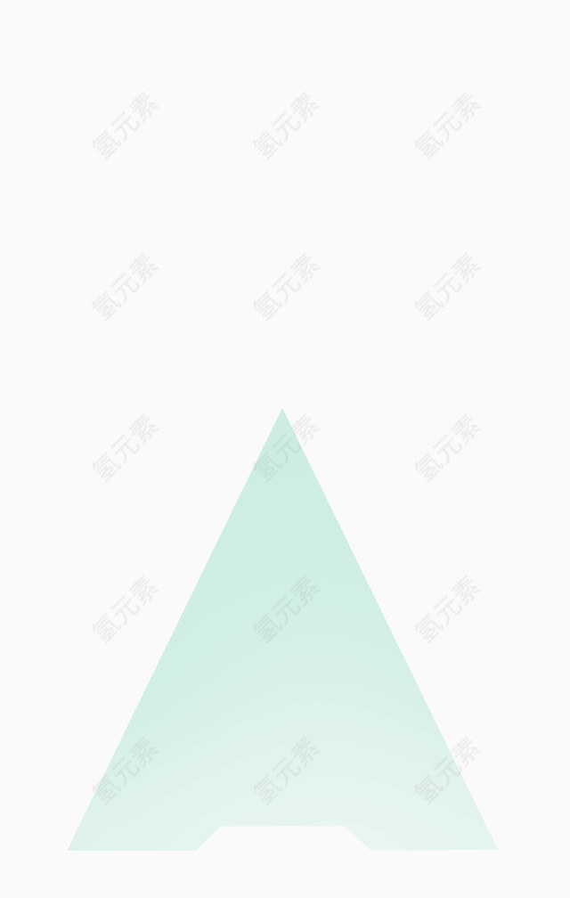 三角形漂浮素材