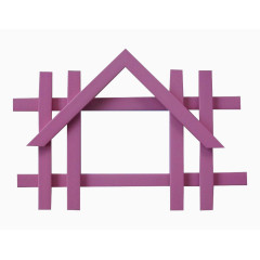 小屋框架效果二维码边框