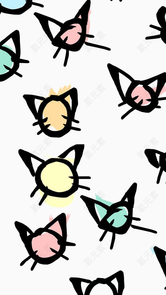 猫咪底纹