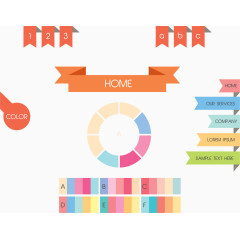 网站界面配色设计