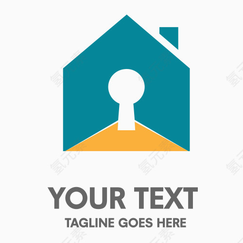 房屋几何形企业公司LOGO