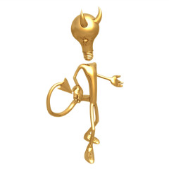 超清晰3D小金人