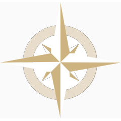 淡黄色的指南针