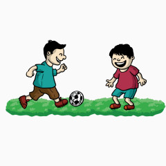矢量踢足球
