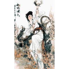 美女肖像画