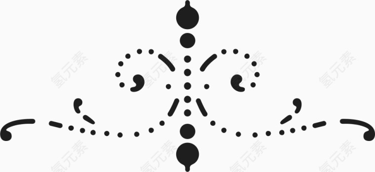 角花底纹花型对称平面图形