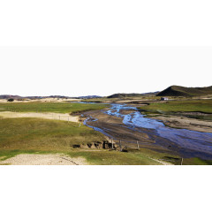 乌兰布统风景图