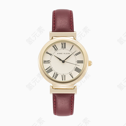 时尚罗马数字安妮克莱因女士手表