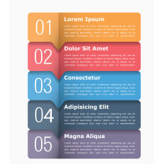 PPT信息图表设计矢量素材