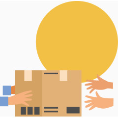 矢量创意设计物流货运导视图