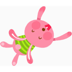 粉色小兔子设计下载