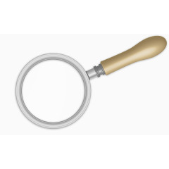 矢量手绘放大镜