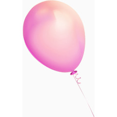 紫红色气球装饰