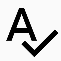 拼写检查谷歌材质设计图标