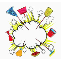 拖把扫帚打扫卫生工具