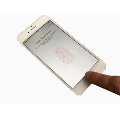 正在录入指纹的手机