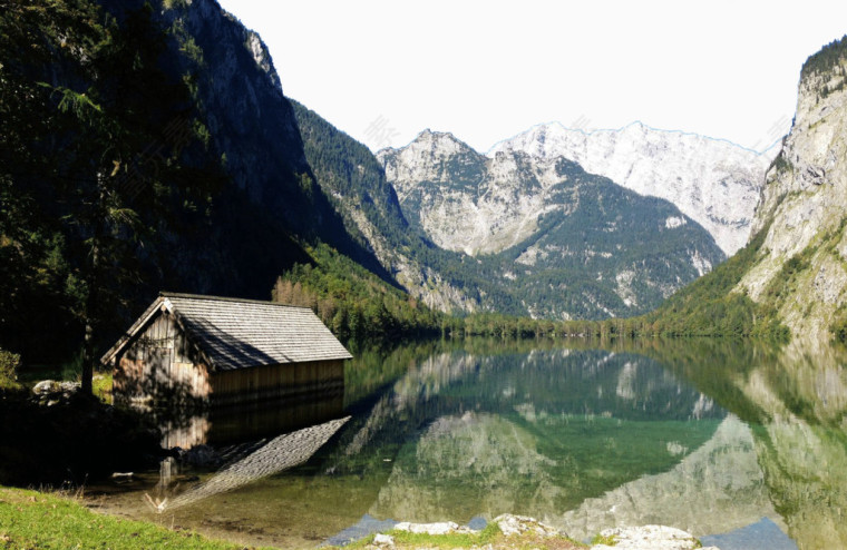 国王湖风景图