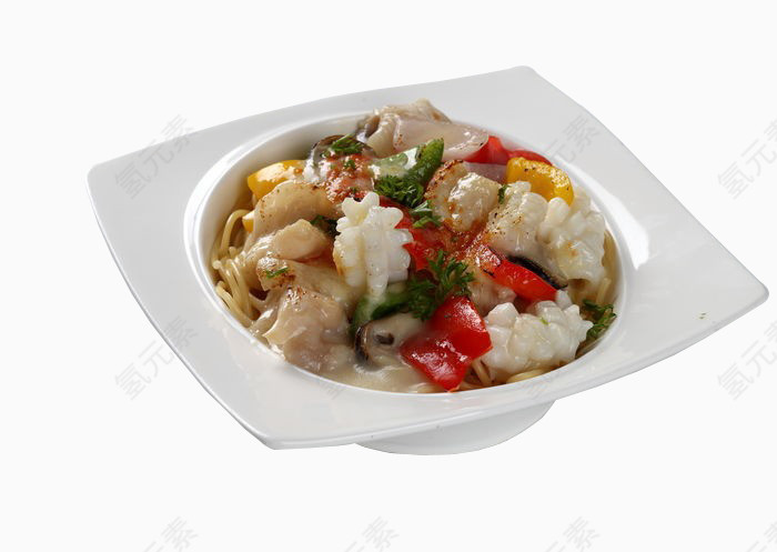 海鲜大杂烩意粉