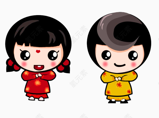 拜年小人儿