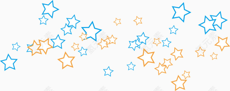 五角星装饰矢量素材