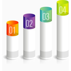 矢量手绘立柱文本