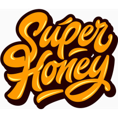 SUPERhoney英文艺术字