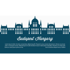矢量布达佩斯匈牙利插图