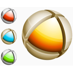 矢量立体几何图形