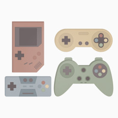 游戏机矢量素材