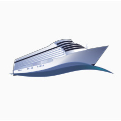 豪华游轮图标矢量图