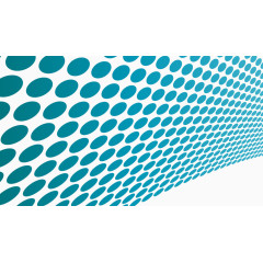 蓝色动感圆形底纹素材