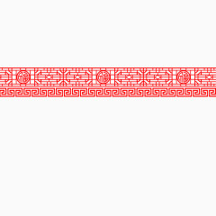 红色中国风节日纹理装饰