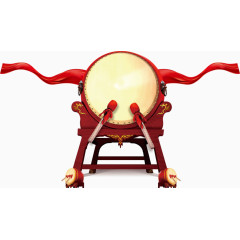 红色喜庆打鼓免费素材下载