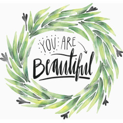 热带春天开花植物的装饰