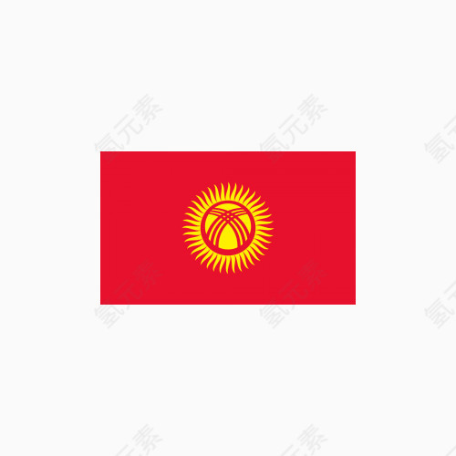 国家 国旗  代表 红色