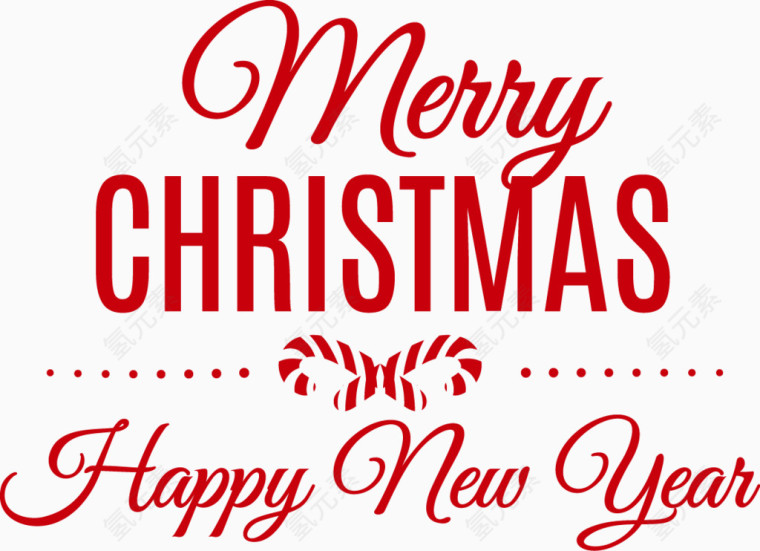 圣诞节新春矢量标签