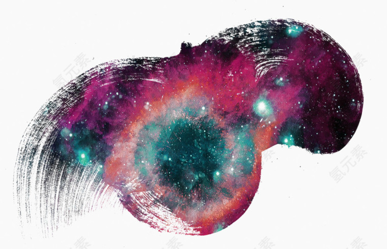渐变色星空