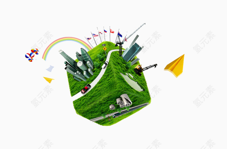 创意节能地球