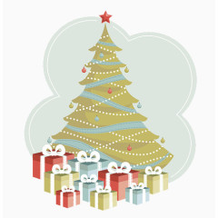 淡雅的圣诞元素