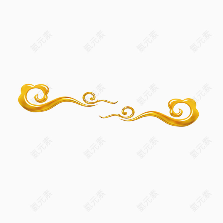 金色的祥云吉祥如意