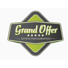 矢量卡通合格标识