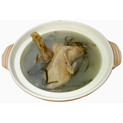 带丝鸭汤