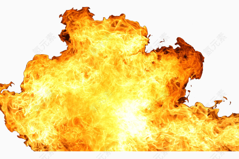 爆炸的火焰