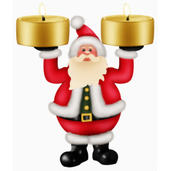 圣诞老人烛台