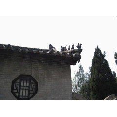 中式屋檐免抠素材