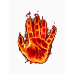 燃烧的手掌
