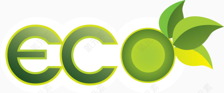 eco节能矢量素材